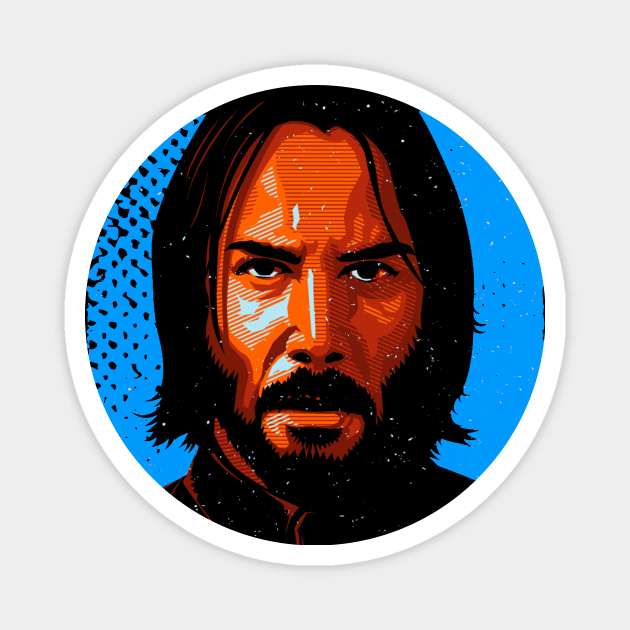 JOHN WICK Magnet by Hislla